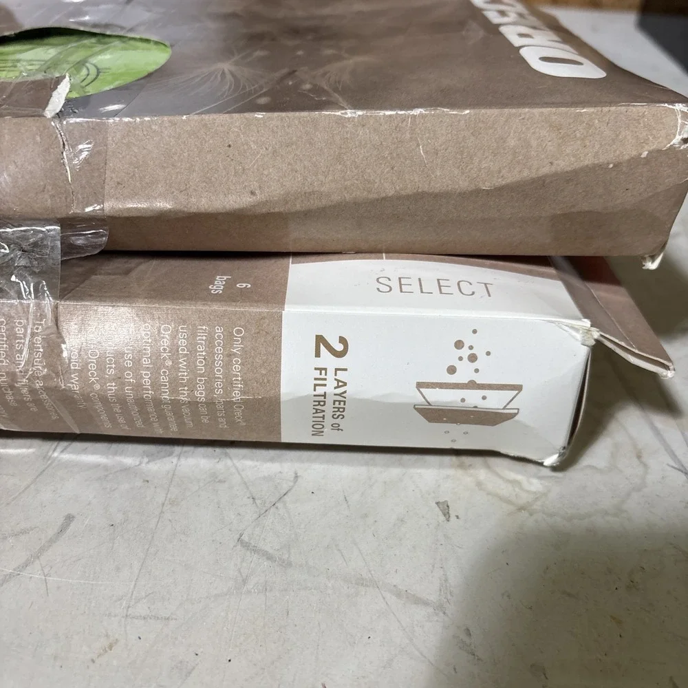 Oreck CC SaniSeal AK1CC6A Allergen Filtration Vacuum Bags‎ 6 Pack 2 Packs